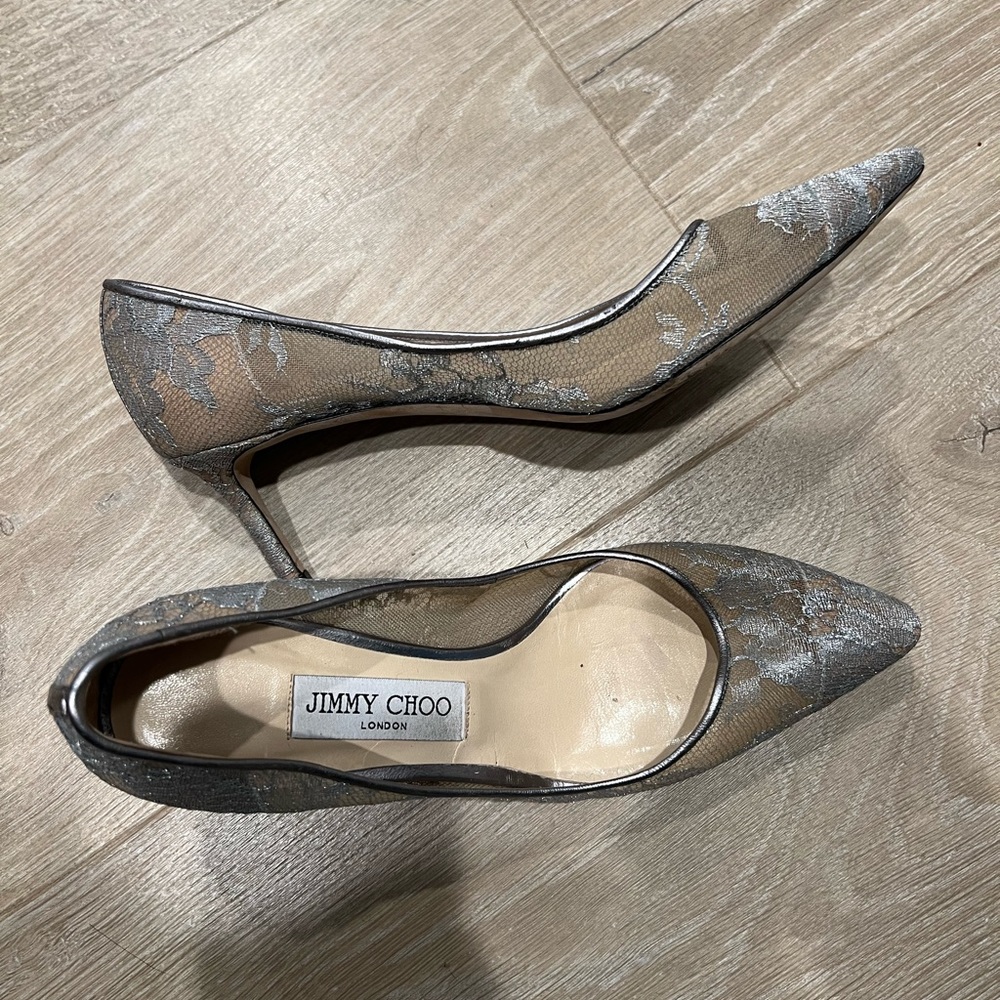Jimmy Choo Romy 60 lace heels